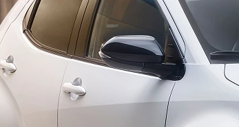 Premium black exterior mirrors