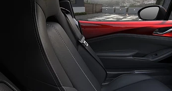 Perforated leather seats